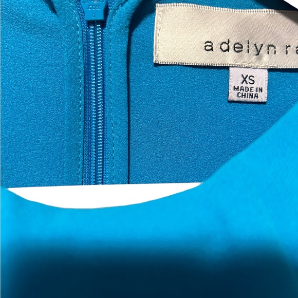 ADELYN RAE Bright Blue Stunning High Neck Layered Formal Mini Dress-Size XS - Picture 6 of 12